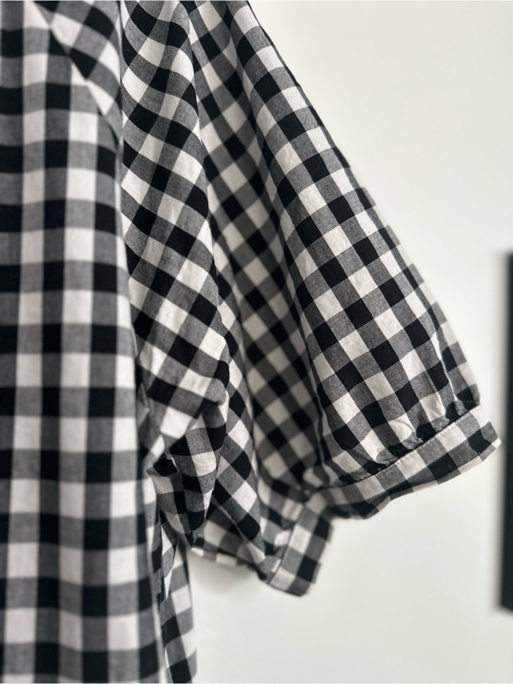 Black & White Gingham Cotton Maxi Dress Cottageco… - image 11